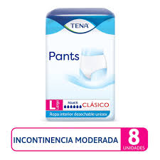 [7702026174156] TENA PANTS CLASICO TALLA L PQTE X 8 UND