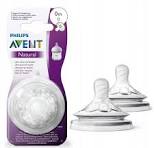 [8710103873792] PHILIPS AVENT SET DE 2 TETINAS NATURALES 0M +
