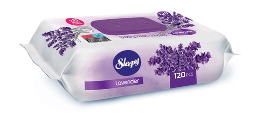 [00180] WIPES SLEEPY LAVANDA 120U