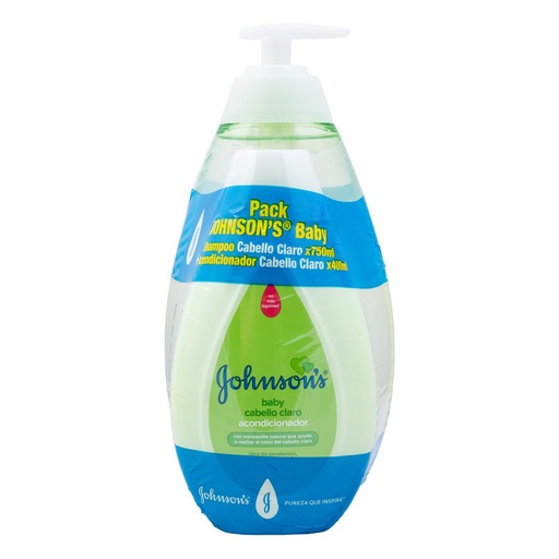 [408414] SHAMPOO JOHNSONS BABY MANZANILLA CABELLO CLARO Â PACK 750 ML + 200 ML