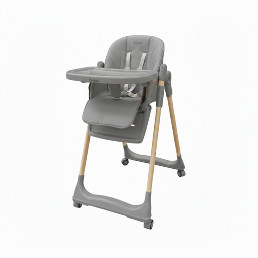 [Y12G] SILLA DE COMER KIDILO GRIS