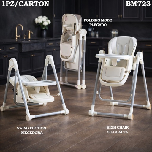 [BM723] SILLA DE COMER MECEDORA