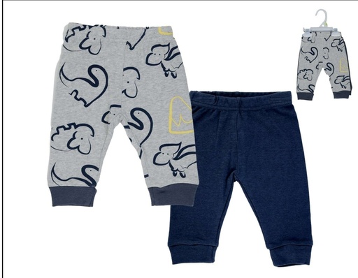 [R-90717] SET 2 PZS PANTALON P/BEBE 3M