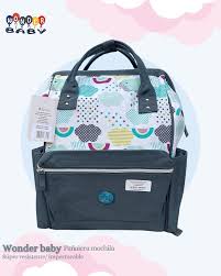 MOCHILA PAÑALERA PARA BEBE WONDER BABY