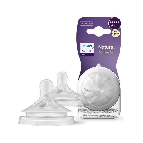 [8720689007047] 2 Tetinas Philips AVENT NATURAL RESPONSE F4 3M+