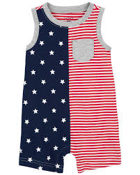 [1R020810] CARTER\'SÂ® BABY BOYS PATRIOTIC ROMPER