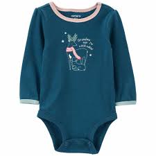 [1O538110] CARTER\'S GRANDMA LONG-SLEEVE BODYSUIT | BABY GIRL