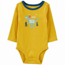 [1O539010] CARTER\'S CUTE LIKE BROTHER LONG-SLEEVE BODYSUIT