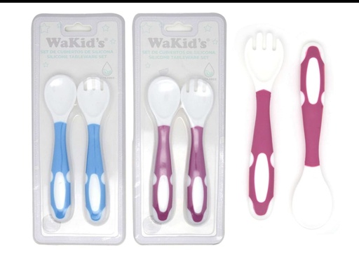 [A-77184] SET CUCHARITA + TENEDOR P/BEBE  A-77184