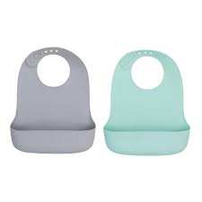 [A-77419] SET 2 BABEROS P/BEBE SILICONA A-77419