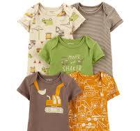 [1Q124610] Baby 5-Pack Short-Sleeve Bodysuits