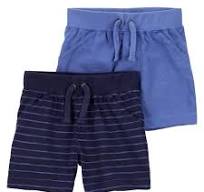 [1Q476810] 2-Pack Pull-On Shorts - Carter's 3M