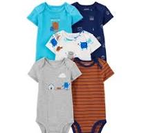 [1Q124510] Baby 5-Pack Short-Sleeve Bodysuits