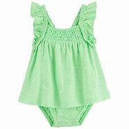 [1R021710] VESTIDO CARTERS VERDE 3M