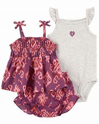 [1R019210] Baby 3-Piece Floral Diaper Cover Set - Carter's 3M