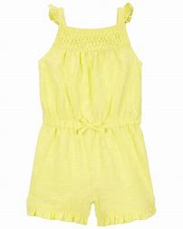 [1R010510] Romper De Algodón Amarillo 1R010510 Carter's 3M