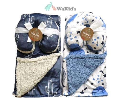 [A77576] Set cobijas + soporte de cuello p/bebe