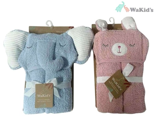 [A77492] Toalla c/capucha p/ bebe