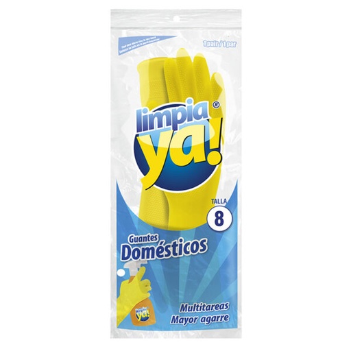 [450101296] GUANTES LIMPIA YA AMARILLO T-7.5