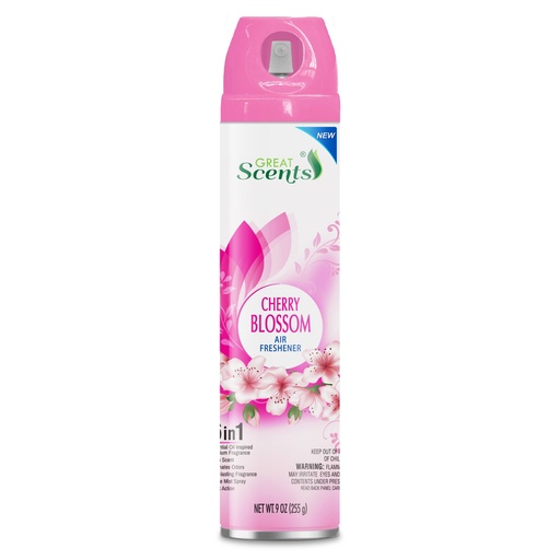 [1538] AMBIENTADOR CHERRY BLOSSOM  GREAT SCENTS 9 OZ.