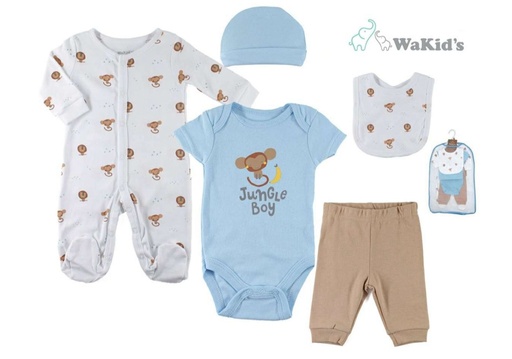 [R90773] SET 6 PZS ROPA Y ACCS P/BEBE NIÑO