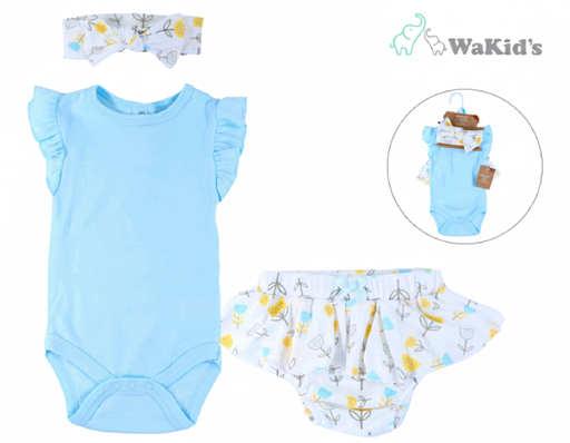 [R90802] SET BODY +SHORT + VINCHA P/BEBE