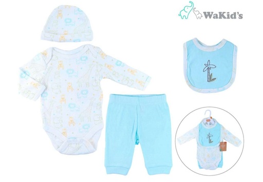 [R90815] SET 4PZS ROPA Y ACCS P/BEBE NIÑO