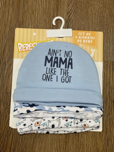 [AR10069] SET DE GORRO 3/1