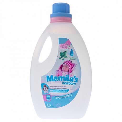 [000006] Detergente Para Ropa De Recien Nacido Mamilas 3 Lt