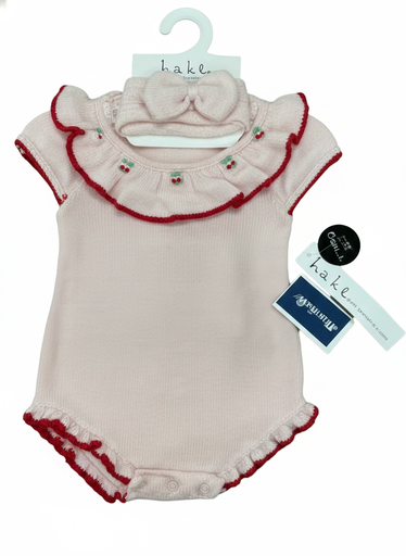 [WLIA152N] 3 PCS SWEATER ROMPER SET  24M
