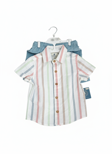 [1097S] CARIBEAN SET 2 PIECE CAMISA Y SHORT CARIBEAN JOE