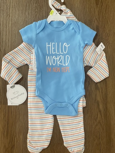 [198374231257] SET 4 PCS KOALA BABY 0-3 M