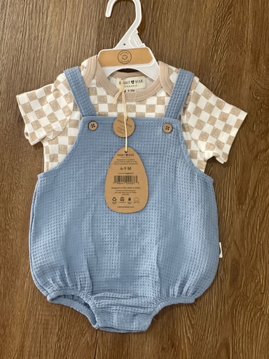 [198441092873] SET 2 PCS RABBIT + BEAR 6-9 M