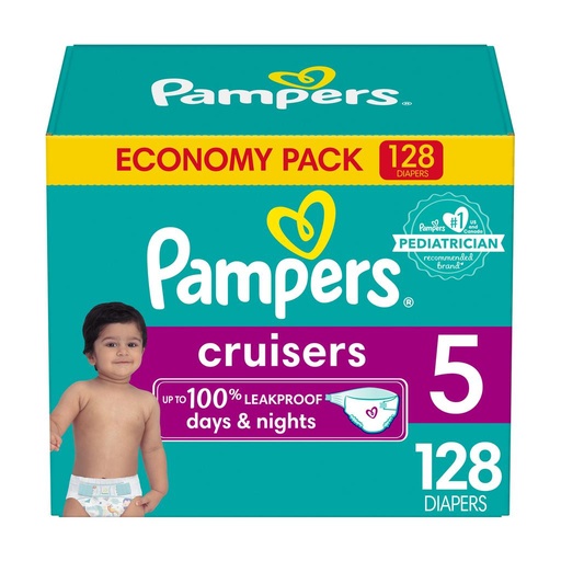 [491274] Pampers Pañales para Bebé Etapa 5 - 128 Unidades