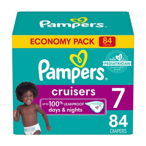 [491201] Pampers Pañales para Bebé Etapa 7 - 84 Unidades