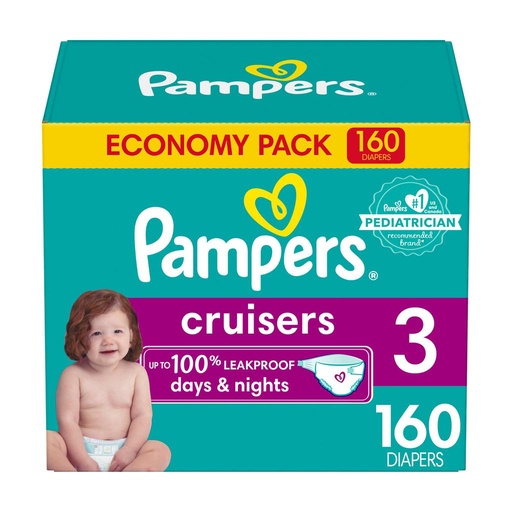 [491197] Pampers Pañales para Bebé Cruisers Talla 3 / 160 Unidades