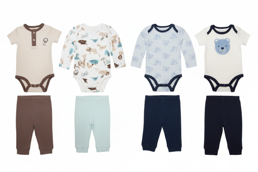 Conjunto  Body M/l +  Body M/c +  Pantalon