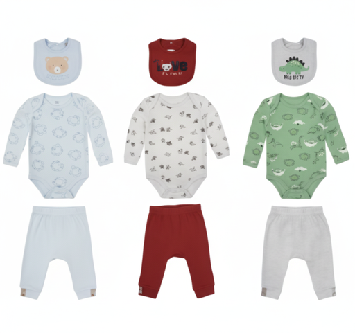 Conjunto Body P/ Bebe 3pzs