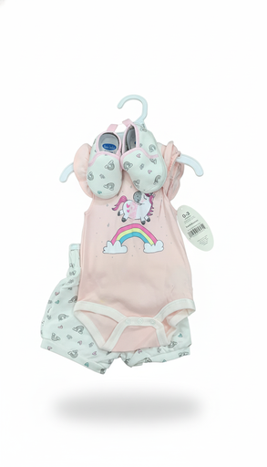 CONJUNTO 3 PCS P/BEBE