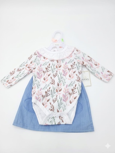 [R90886] SET BLUSA- SXHORT + BODY P/BEBE