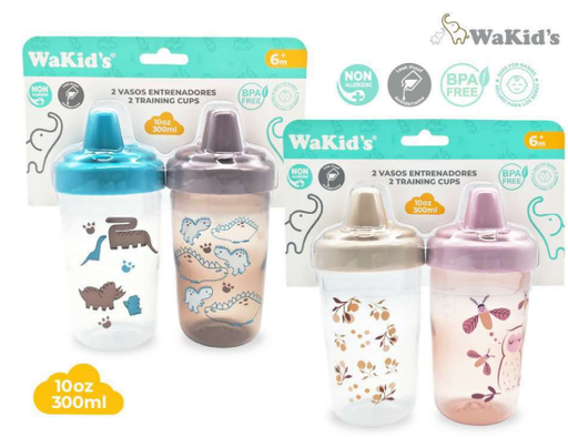 SET 2 VASOS PARA BEBE