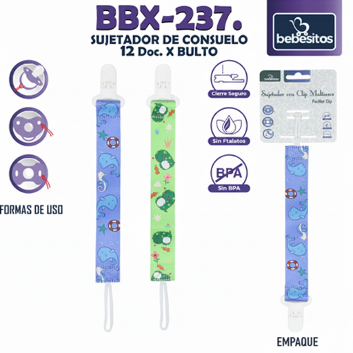 [BBX-237] SUJETADOR DE CHUPETE