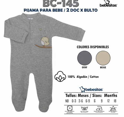 [BC-145] PIJAMA PARA BEBE