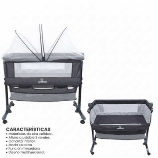 [KG-307] MOISES CATRE PARA BEBE BEBESITOS GRIS