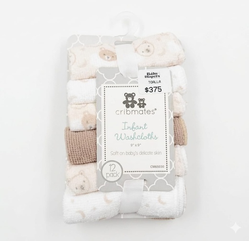 [CM65030] Set de toallitas multiusos 12 PCS
