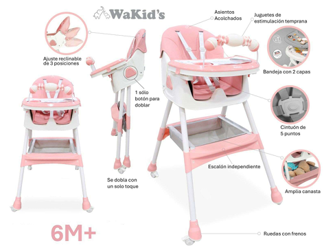 [A77797] SILLA DE COMER PARA BEBE NIÑA