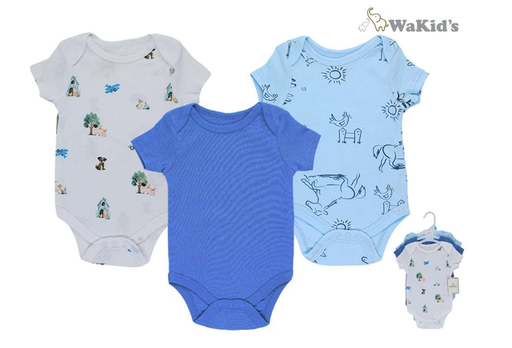 SET 3 PZS DE BODY PARA BEBE NIÑO