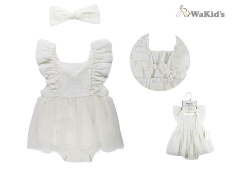 SET ENTERIZO Y VINCHA PARA BEBE