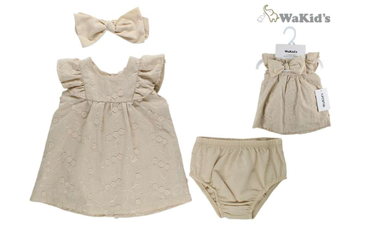 [R90986] SET, TOP PANTY Y VINCHA PARA BEBE