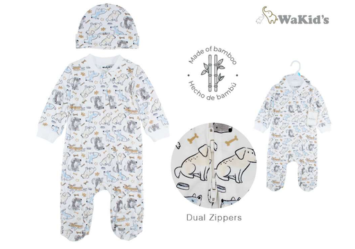 [R90936] SET ENTERIZO MAS GORRO PARA BEBE NIÑO